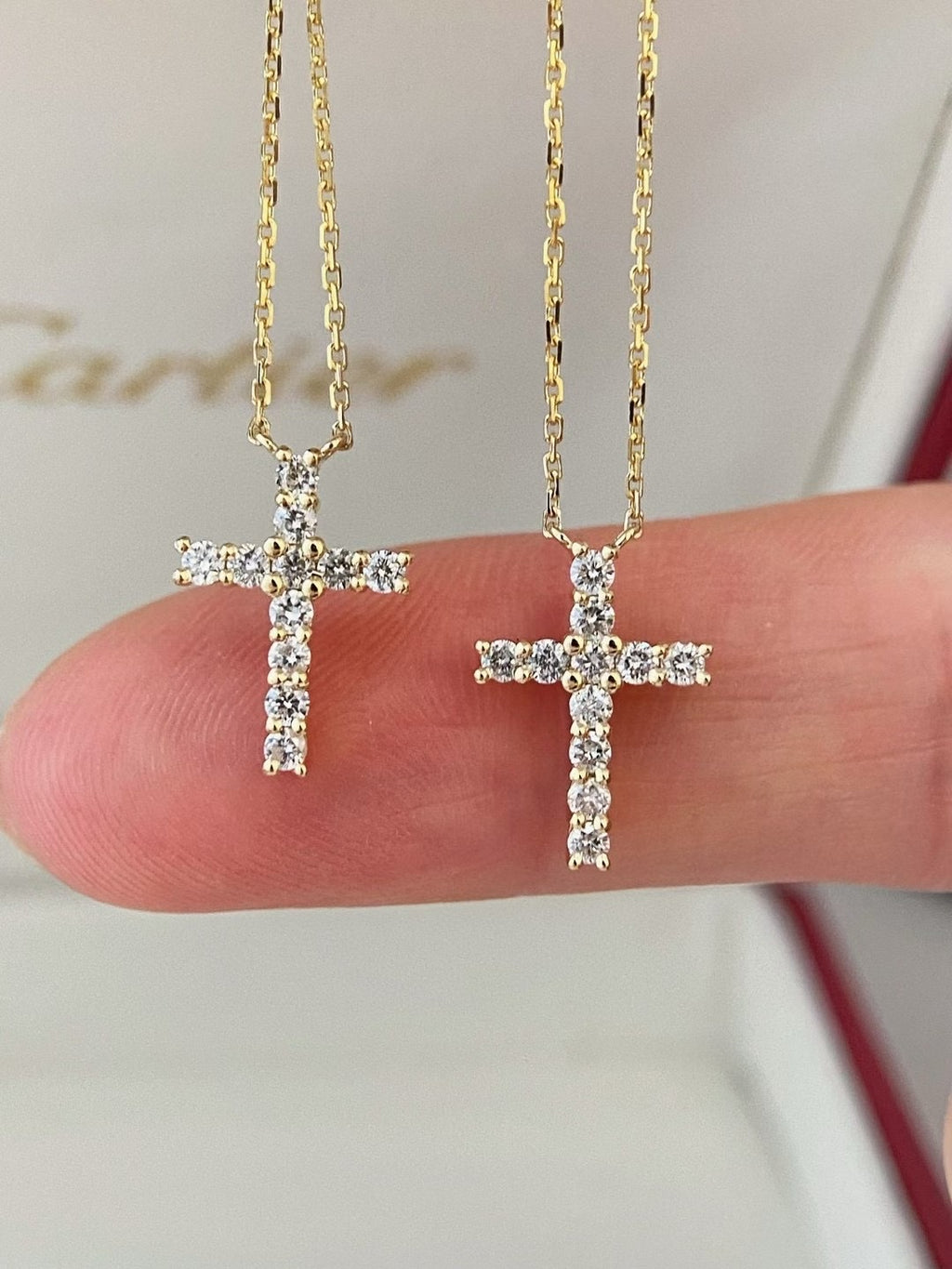18k金十字架項鍊