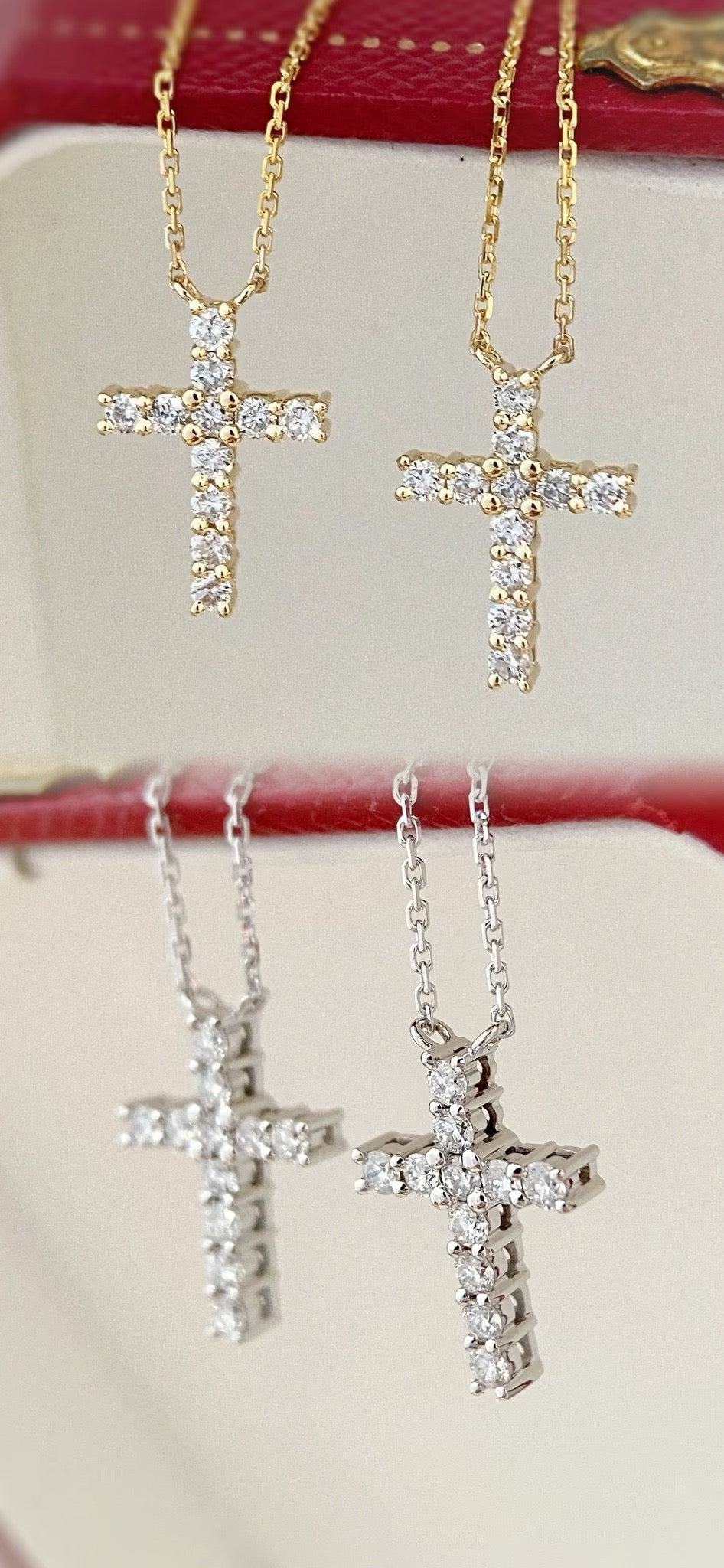 18k金十字架項鍊