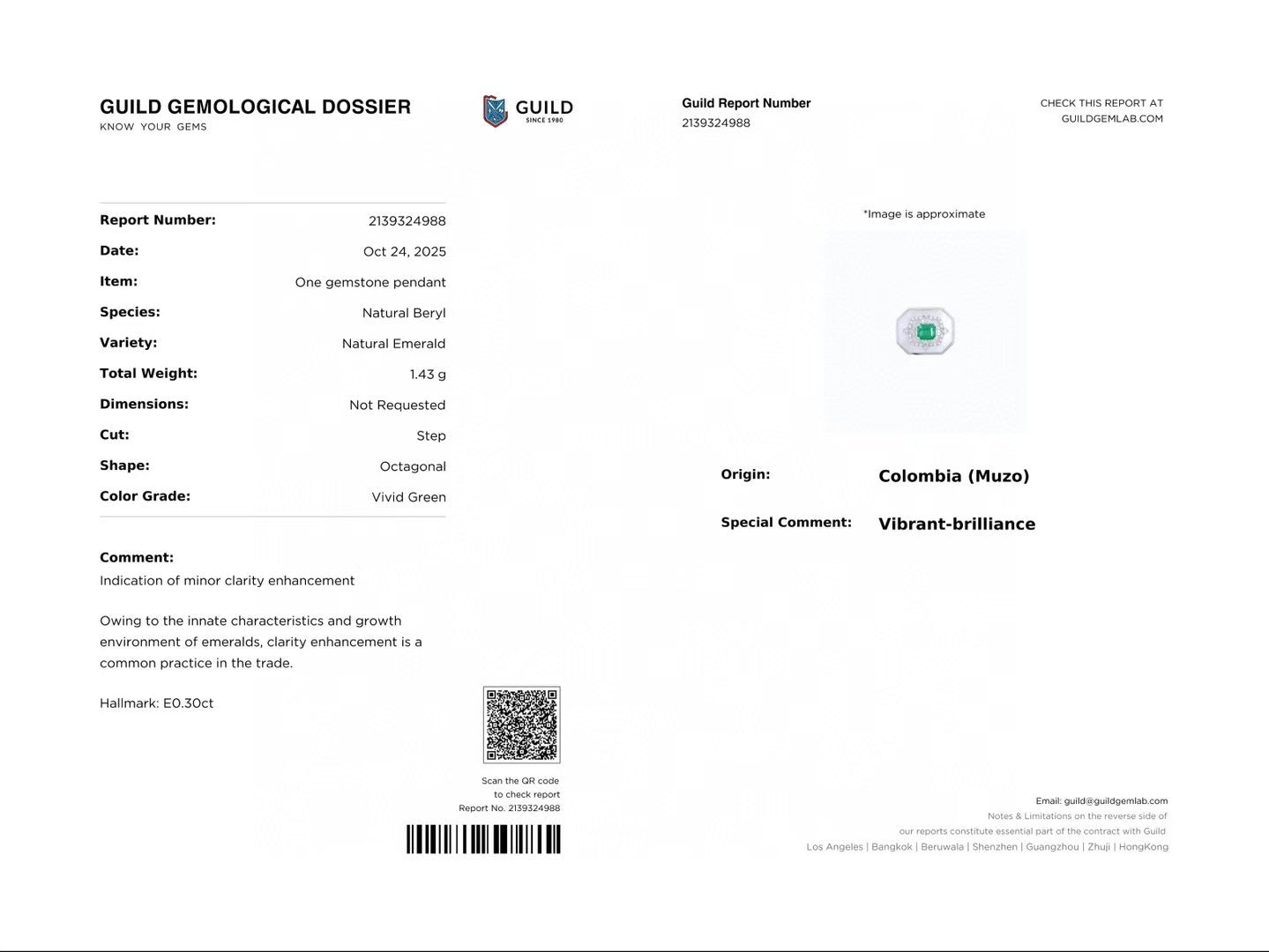 18k金鑲祖母綠白貝手鐲吊墜兩用款