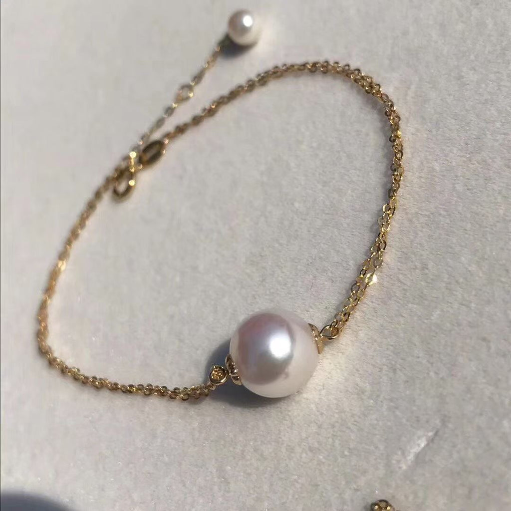 18k海水珍珠手鍊