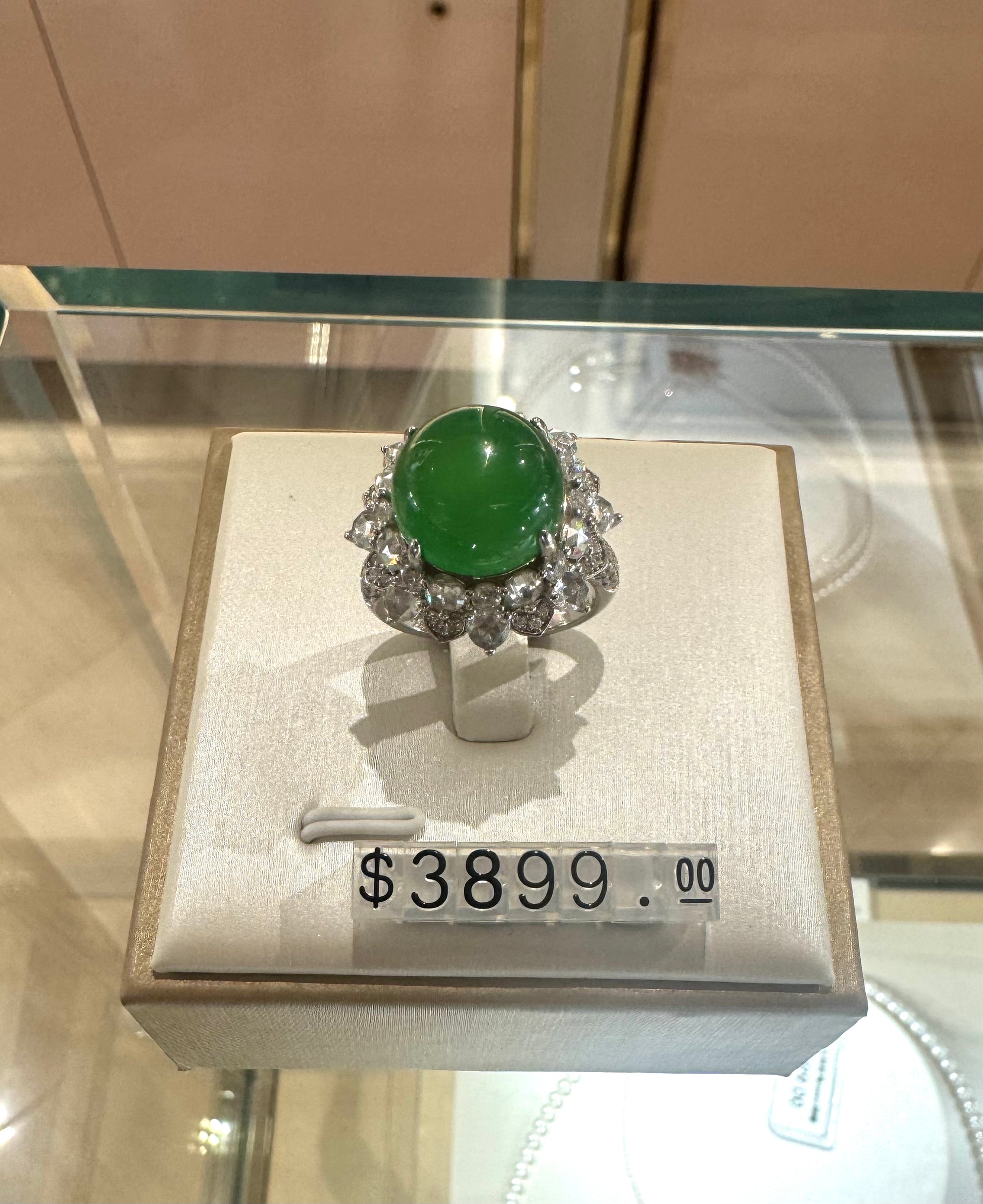 S925綠玉髓戒指